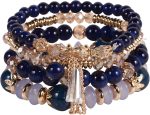 Solosoya Bohemian Boho Stackable Bracelets for Women Set, Girls Stretch Multilayer Stack Beads Colorful Beaded Charm Bracelets Girl Handmade Jewelry - Image 7